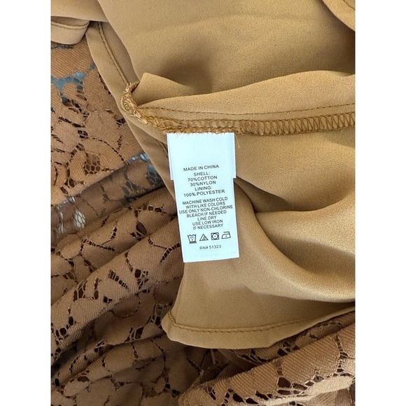 Parker The Sally High Low Dress NWT Women's Size 6 Lace Tiered V-Neck $200 - Picture 7 of 7